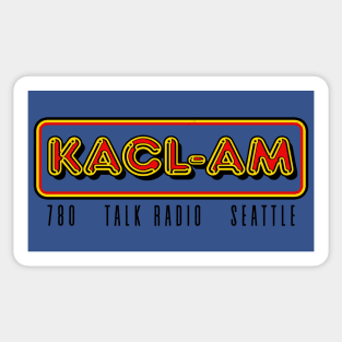 KACL 780 Seattle - Original Retro Fan Design Sticker